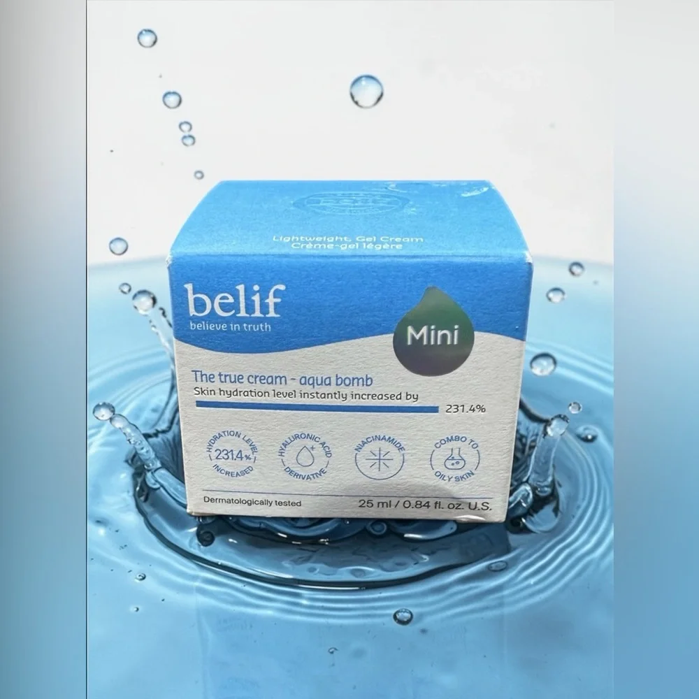 💙BELIF💙The True Cream Aqua Bomb Mini/NIB